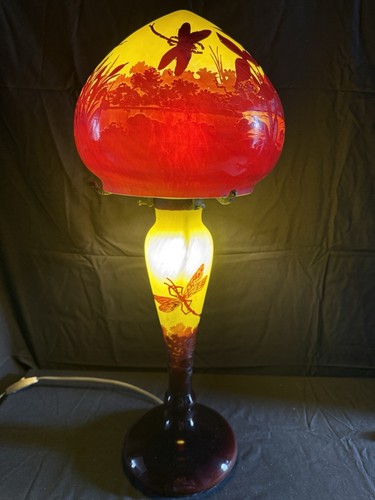Grande lampe pâte verre - pâte,