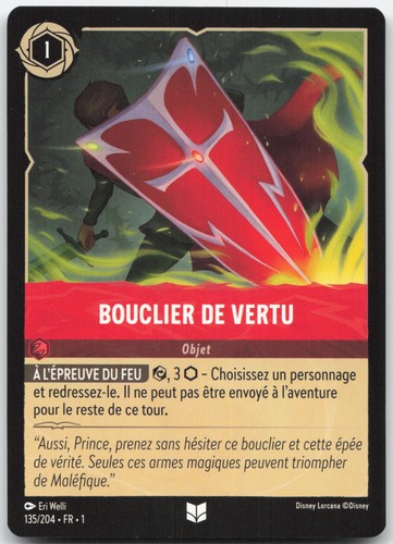 Carte lorcana bouclier - lorcana, de