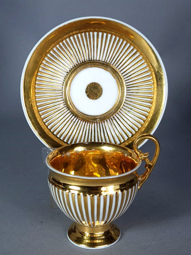 Large porcelain mug old - , paris