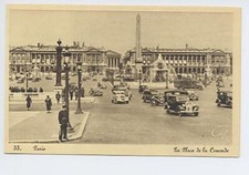 CPSM PARIS CONCORDE - AUTO CITROEN TRACTION ET ROSALIE / PEUGEOT 402