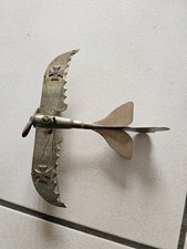 Airplane Albatross Trench Art Craft Trench Pilot Hairy 14-18 Ww1 No Helmet