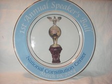 PA HOUSE SPEAKER JOHN M PERZEL 1ST ANNUAL SPEAKER'S BALL POLITICAL PLATE 2004