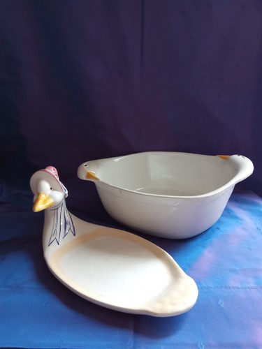 Deux canards en céramique - ,