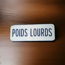 Ancienne Plaque Émaillée