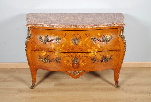 Louis commode rosewood - in,