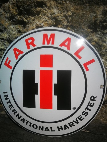 Plaque émaillée farmall - émaillée,