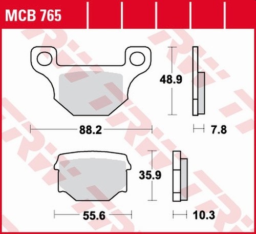 Plaquettes frein derbi gpr - plaquettes,