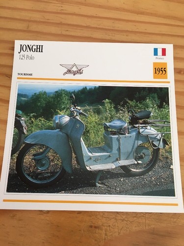 Jonghi 125 cm3 polo - 1955, carte
