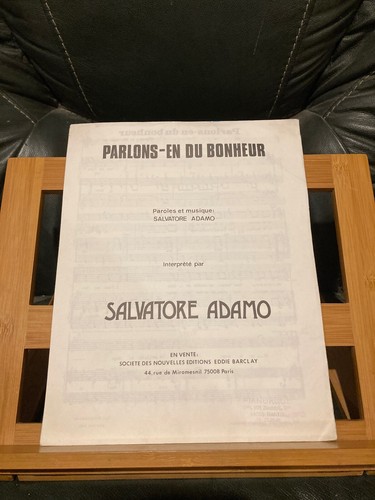 Salvatore adamo parlons du - en,
