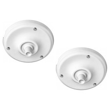 2x baldaquin en porcelaine