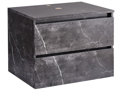 Meuble lavabo suspendu - meuble, de