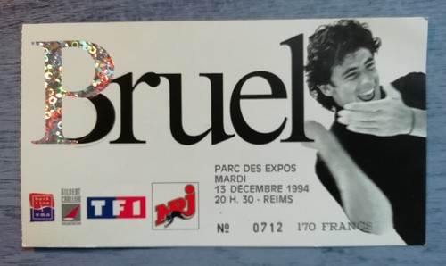 Rare ticket billet concert - billet,