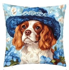Housse de coussin CHIEN AU