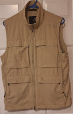 Aigle Fishing Vest Multi Pocket Actimum Khaki Beige Size M