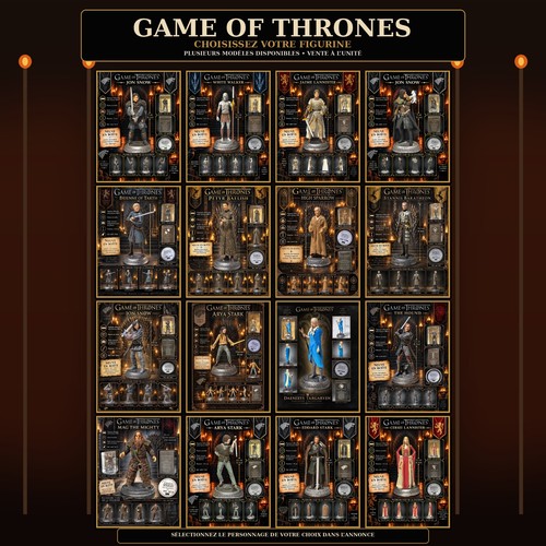 Figurine game thrones - figurine, of