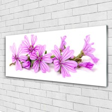 Impression sur verre acrylique Image tableau 125x50 Floral Fleurs