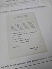 VESPA 125 TS VNL3 Original Document FAC SIMILAR DECLARATION OF CONFORMITY 1978