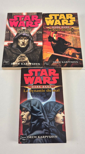 Star wars dark bane - star, trilogie