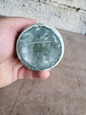 Very Rare Small Crackled Ceramic Vase Signed Zobel