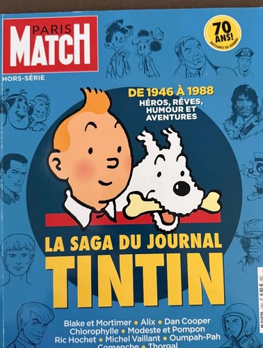 Hergé tintin paris match hors - hergé,
