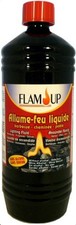 Allume feu liquide sans odeurs 1litre pour barbecue poêle cheminée FLAM UP