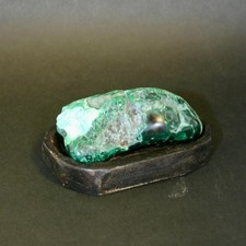 SUISEKI, BONSEKI ancienne pierre brute malachite, pierre naturelle