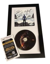 THE AMITY AFFLICTION LET THE OCEAN TAKE ME SIGNED JSA Display FRAMED CD