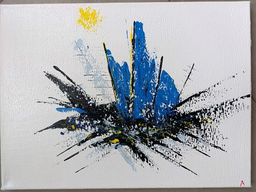 Tableau peinture abstraite - tableau,