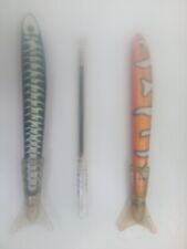 "2 PYLON BALL PENS ""FISH PEN"