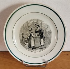 assiette XIXième faïence de