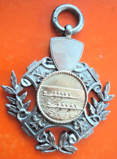 Médaille De Rameur Argent Et