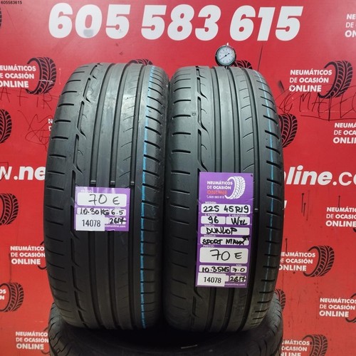 225 r19 96w xl dunlop - 45,