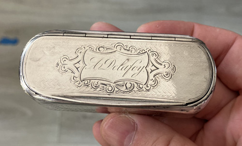 Ancienne tabatiére argent - ancienne,