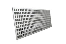 Grille De Fenêtre En Aluminium QG10-15 2Mm Découpe De Tôle Bandes En Alu