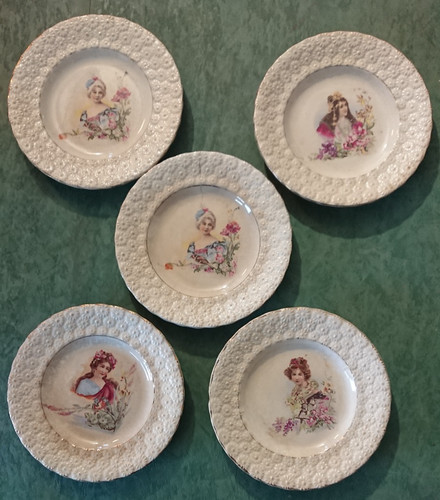 Lot assiettes à dessert - de,