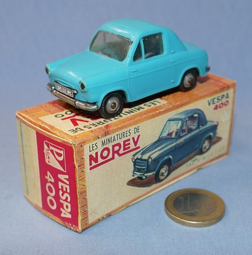 Norev plastigam vespa - vespa, 2cv