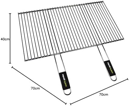 Grille bbq recoupable 70x40cm - grille,