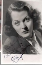 Ketti GALLIAN ORIGINAL PHOTOGRAPH ERPE 14*9 with AUTOGRAPH