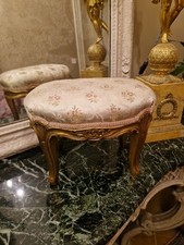 Ancien Tabouret De Pied En