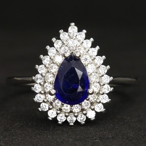 Bague poires argent - bague,