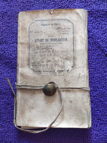 Livret militaire soldat - militaire,