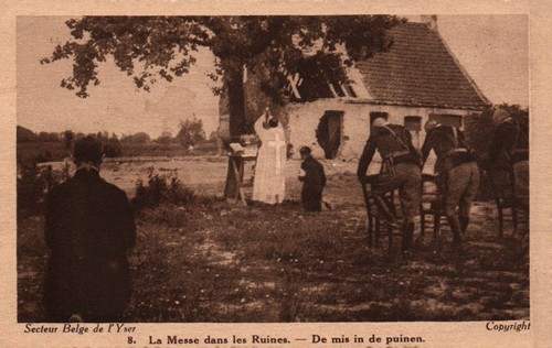 Cpa militaria secteur belge - cpa,