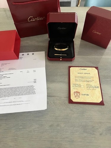 Cartier bracelet jonc jaune - cartier,