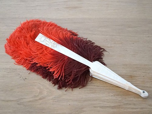 éventail ancien plumes - Éventail,