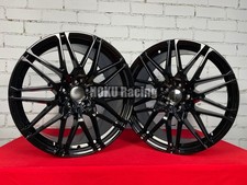 4X roues noires 21" 818M Style multi rayons 5X112 adaptées pour BMW X5 X6...