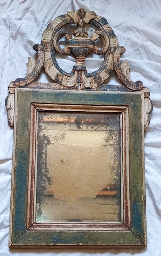 Ancien miroir fronton - ancien, à