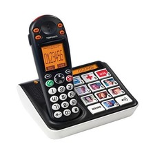 Téléphone sans fil avec vibreur touches photos