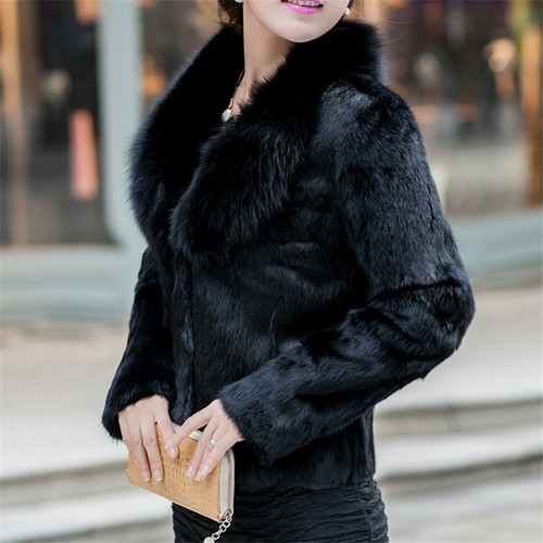 Femmes fausse fourrure manteau - fausse,