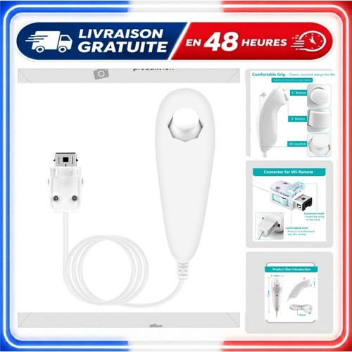 Manette nunchuck filaire - manette,