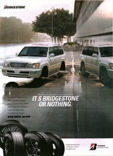 2008 PRINT AD - BRIDGESTONE DUELER TIRES AD - IT'S BRDGESTONE OR NOTHING
